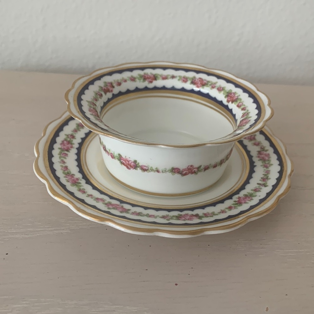 England sons Crescent bowl/saucer